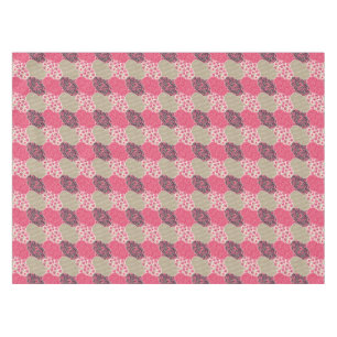 Nappe Vintage Floral Motif marocain rose