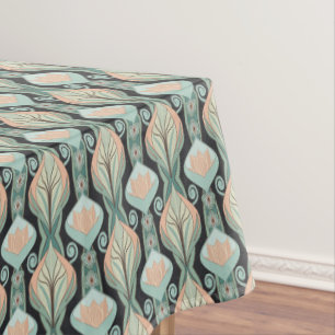Nappe Vintage moderne Abstrait Botanique Motif sans cout