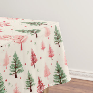 Nappe Vintage Pink Christmas Tree 