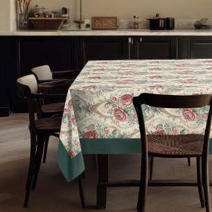 Nappe Vintage Raffiné Floral Damask Chic Elegant Space