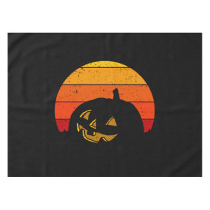 Nappe Vintage Retro Sunset Halloween Citrouille