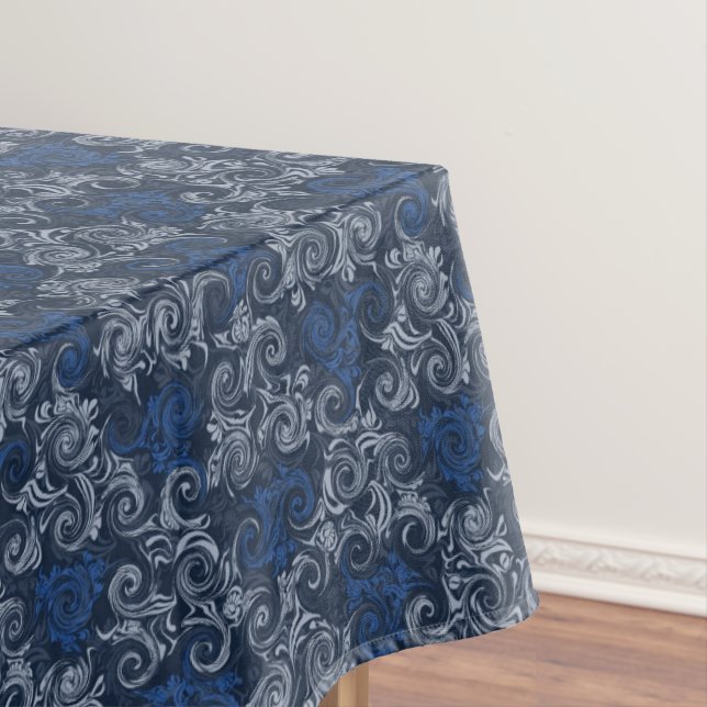 Nappe Vintage Turquoise Floral (In Situ)