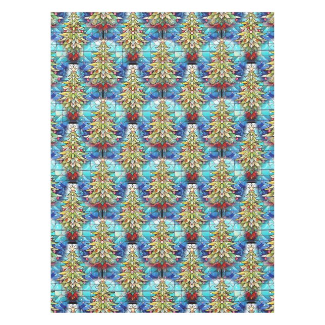 Nappe Vivid Vive Motif de sapin de Noël (Devant)