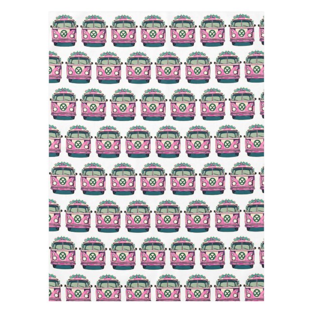 Nappe Vols Hippie Roses Rétro (Devant)