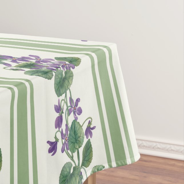 Nappe Watercolor violets and stripes (In Situ)