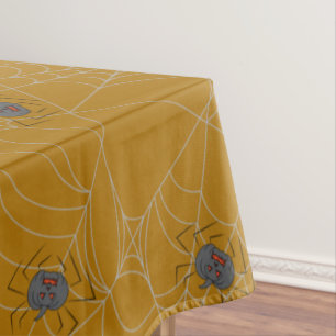 Nappe Web et citrouilles d'araignées d'Halloween