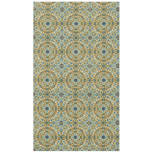 Nappe William Morris - Antique 1873 Vin et Motif de fleu