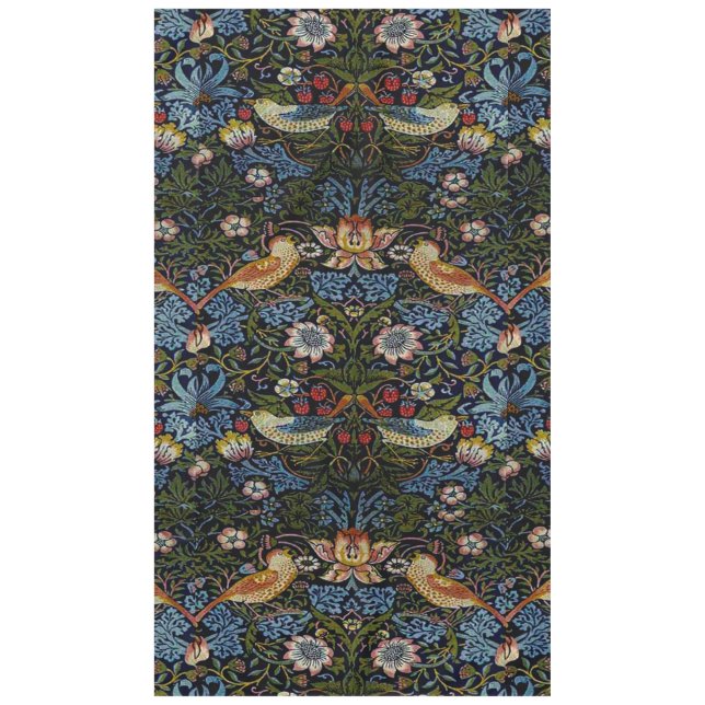 Nappe William Morris beau motif, Art nouveau, vin (Devant)