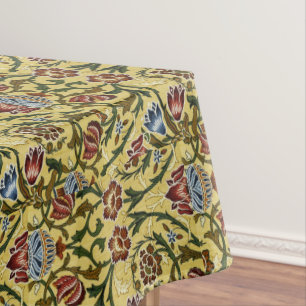 Nappe William Morris bleu Vintage rouge