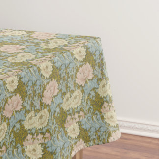 Nappe William Morris Chrysanthème Vintage rose floral