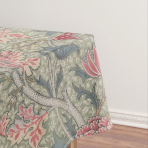 Nappe William Morris Cray Vintage Floral rose vert
