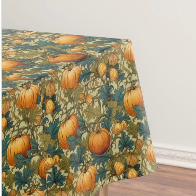 Nappe William Morris Customise Citrouilles et écureuil (William Morris Pumpkin Patch...where's the Great Pumpkin?)