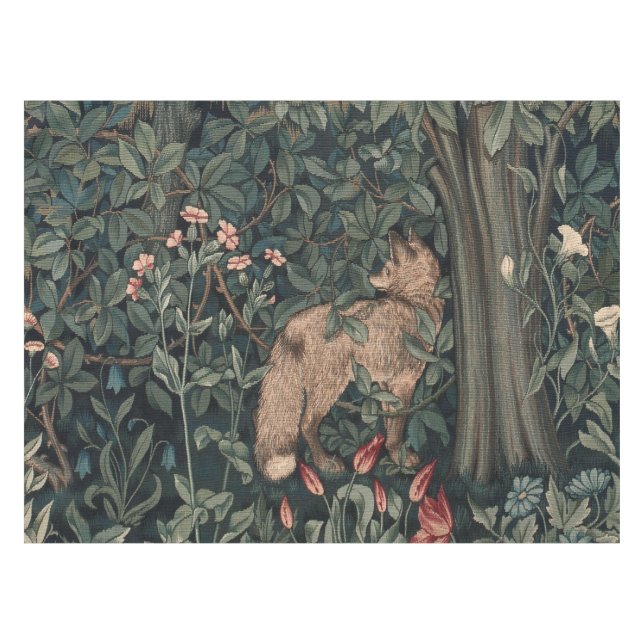 Nappe William Morris Faune sauvage Fox (Devant (Horizontal))