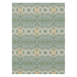 Nappe William Morris Jardin Vintage Vert Bleu jaune