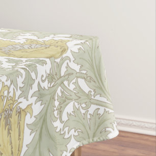 Nappe William Morris Vintage Anémone motif floral