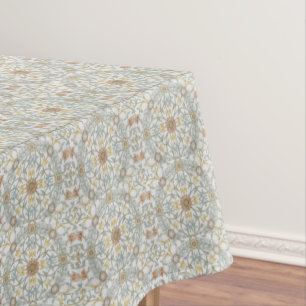 Nappe William Morris Vintage Floral bleu Motif plafond