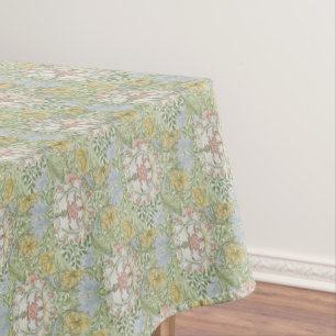 Nappe William Morris Vintage Floral rose Myrtle vert