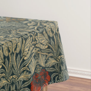 Nappe William Morris Vintage Tulipe et Rose motif floral