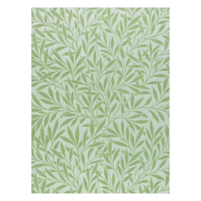 Nappe William Morris Willow Flower Classic Green (Devant)
