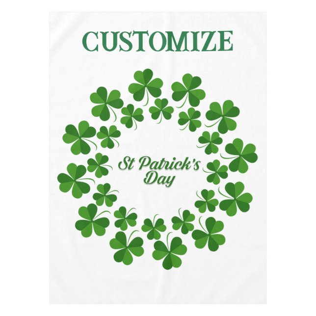 Nappe Wreath de la Saint Patrick Thunder_Cove (Devant)