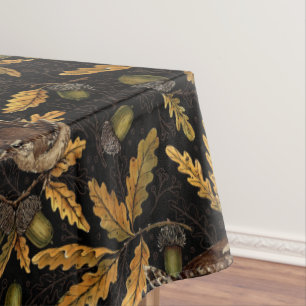 Nappe Wrens et cors sur noir