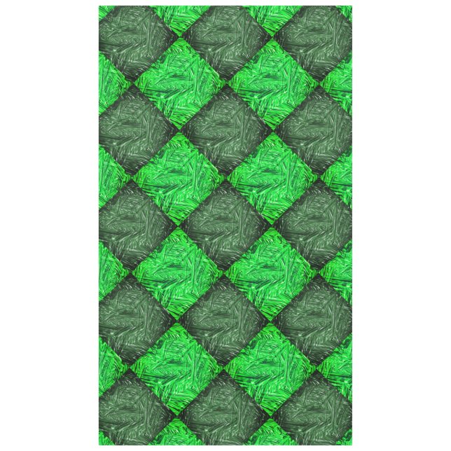 Nappe Xadrez verde falsa grama ou folhas de coqueiro. (Devant)