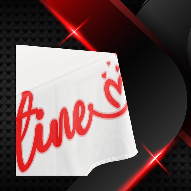 Nappe XOXO de Saint-Valentin aux coeurs rouges | (Créateur téléchargé)