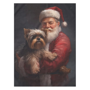 Nappe Yorkshire Terrier Santa Claus Festive Noël