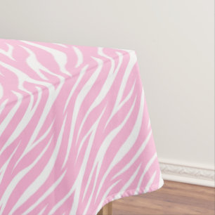 Nappe Zebra Print Blanc clair rose tendance Motif