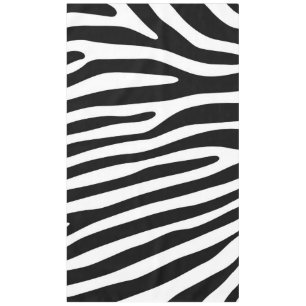 Nappe Zebra rayures motif noir & blanc + vos idées