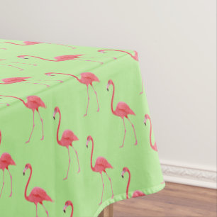 Nappes Flamant rose rose tropicale