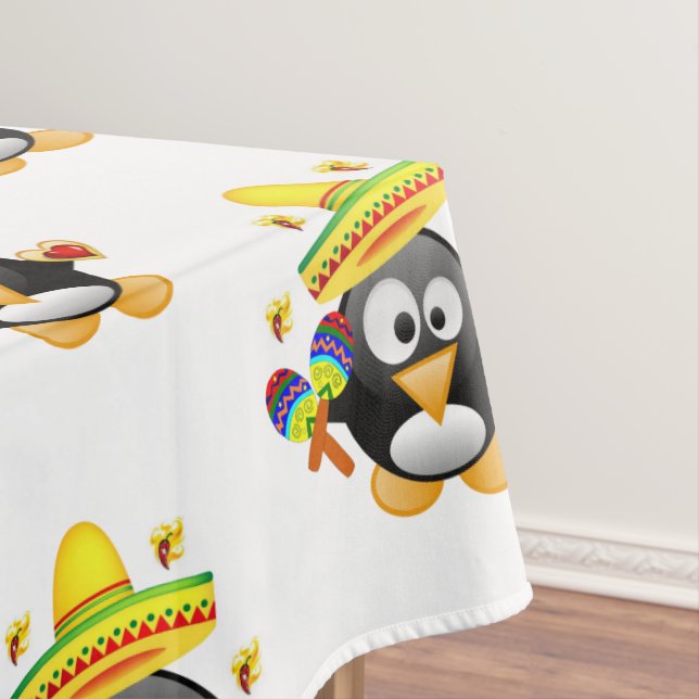 Nappes Saint-Valentin Coeurs de pingouins (In Situ)