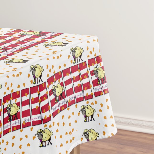 Nappes Saint-Valentin Moutons (In Situ)