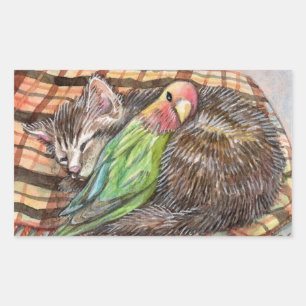 Napping Buddy Sticker