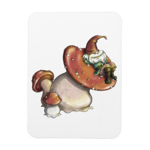Napping Gnome Magnet