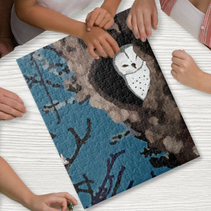 Napping Owl  - Puzzle