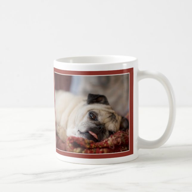 Napping Pug Mug (Right)