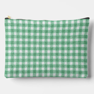 Nappy Mint Green Gingham Accessory Pouch
