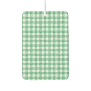 Nappy Mint Green Gingham Air Freshener