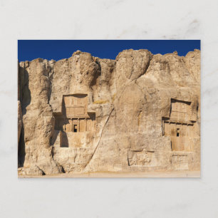 Naqsh-e Rustam Necropolis Shiraz Iran Cemetery Postcard