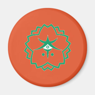 Nara city flag Nara prefecture japan symbol Magnet