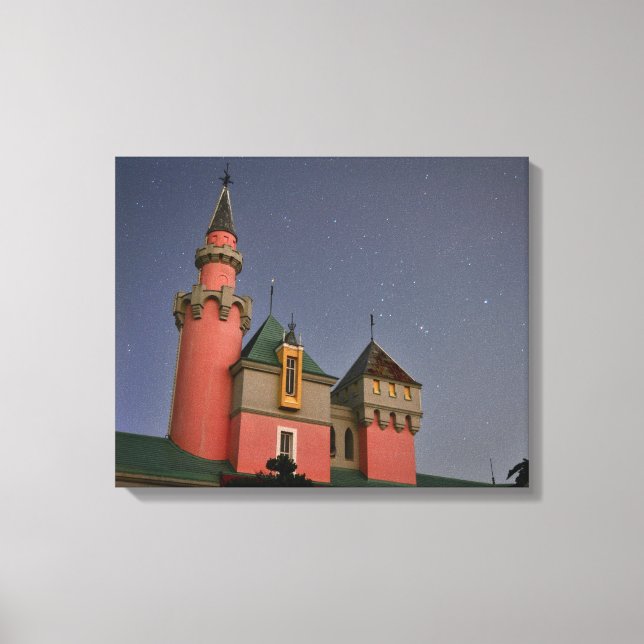 Nara Dreamland Fantasy Castle (night) Canvas Print (Front)