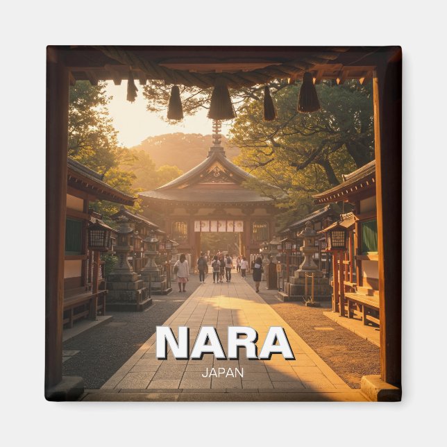 Nara Japan Travel Magnet (Front)
