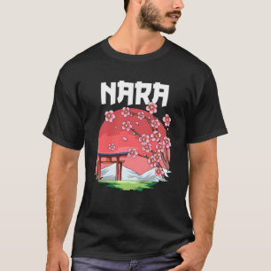 Nara  Kyokujitsuki Sakura Japan T-Shirt