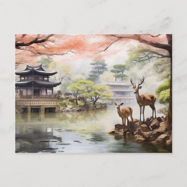 Nara Serenity - Art Print Postcard (Front)