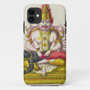 Narasimha, engraved by de Marlet (colour litho) iPhone 11 Case