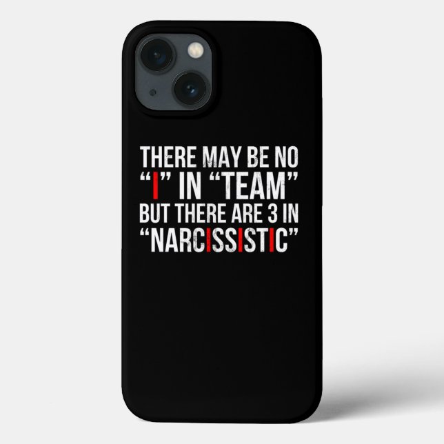 Narcissist Personality Disorder Psychology Print Case-Mate iPhone Case (Back)