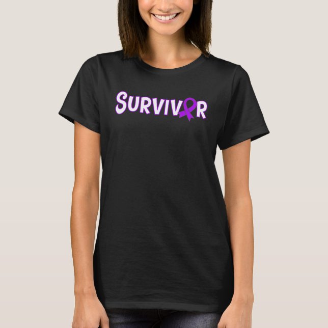 Narcissistic Abuse Survivor Domestic Violence Awar T-Shirt (Front)
