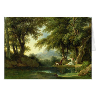 Narcissus Admiring his Reflection