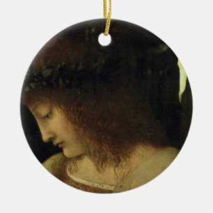 Narcissus at the Fountain Ceramic Ornament